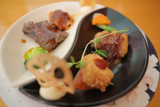 レディースフレンチ会席ランチ・ある日のメインディッシュ