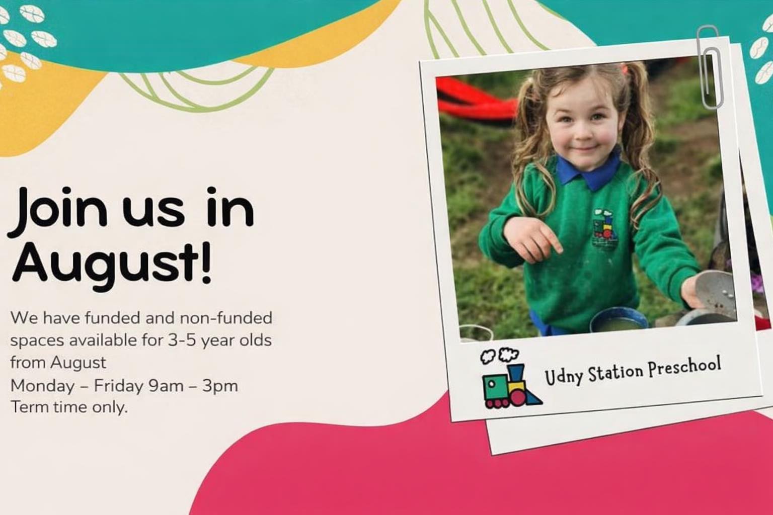 Udny Station Pre-School & Playgroup logo