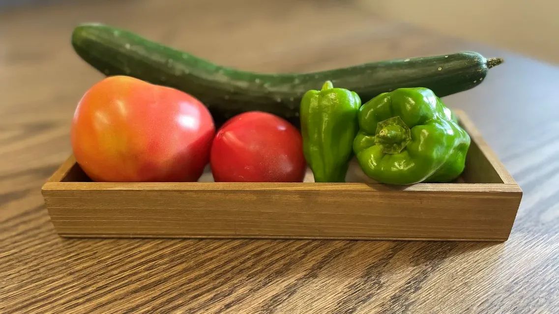 お野菜いただきました