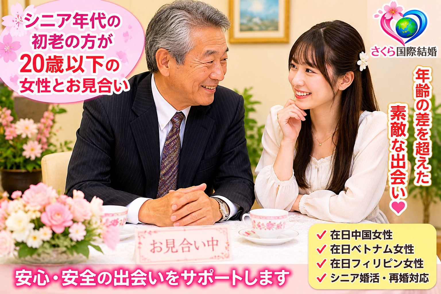 シニア国際結婚という選択｜老後を一人で過ごしたくない方へ