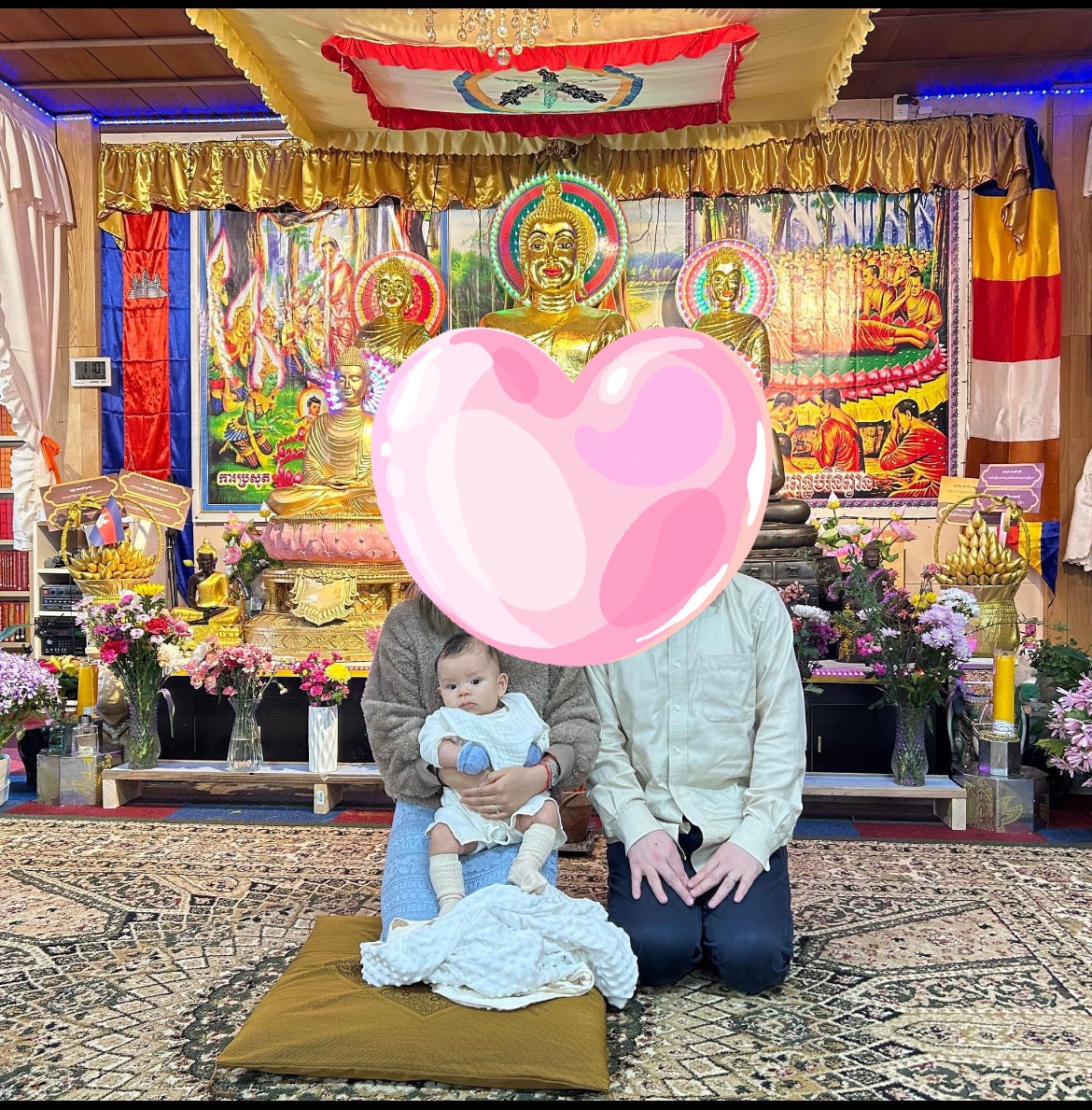 カンボジアのお宮参り