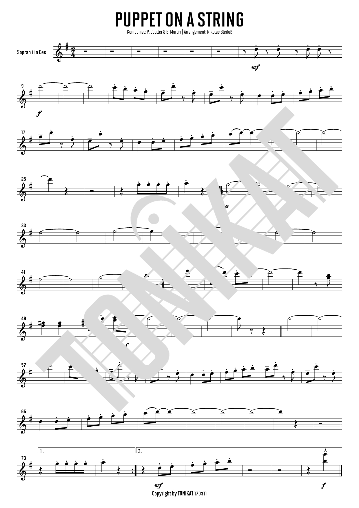 PUPPET ON A STRING TONiKAT