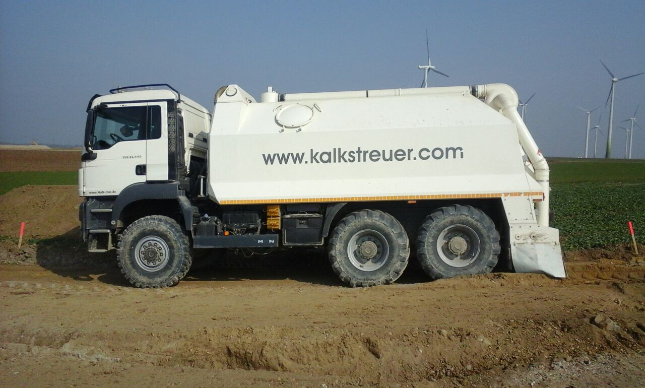 amag spreader 17 m³ - on truck 6x6 | professional | - cementspreader