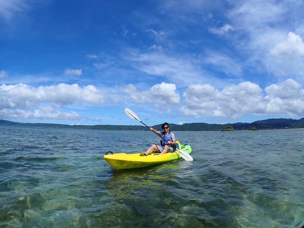 6月15日②、今度こそ名護の海！