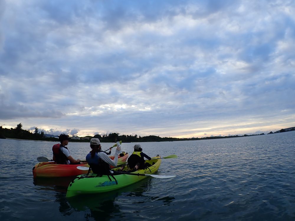 8月9日、夕方の静かな海♪
