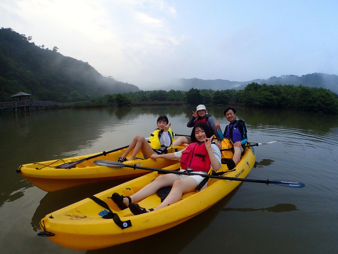 7月26日②、幻想的なマングローブの景色