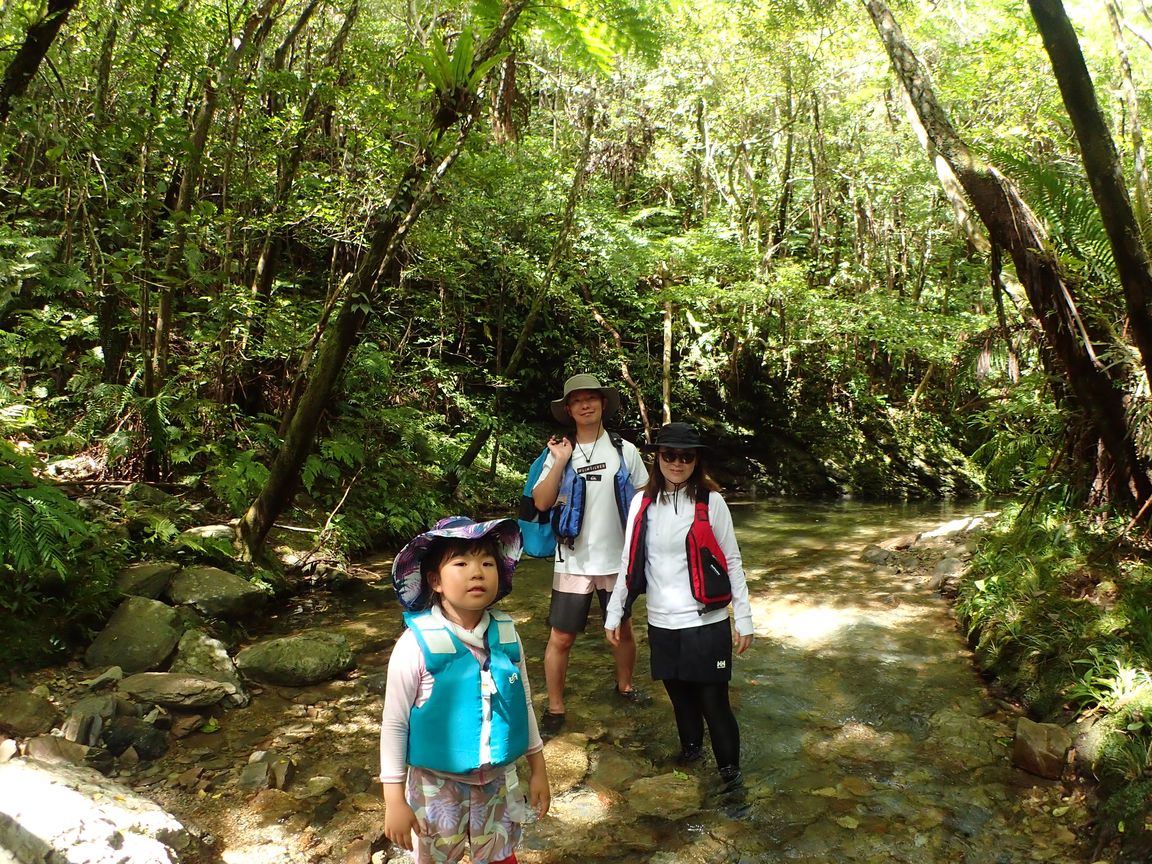 6月28日、川の流れと笑顔に癒される