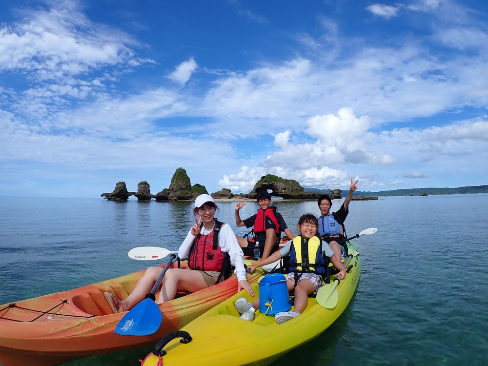 8月22日②、夏らしいシーカヤック！