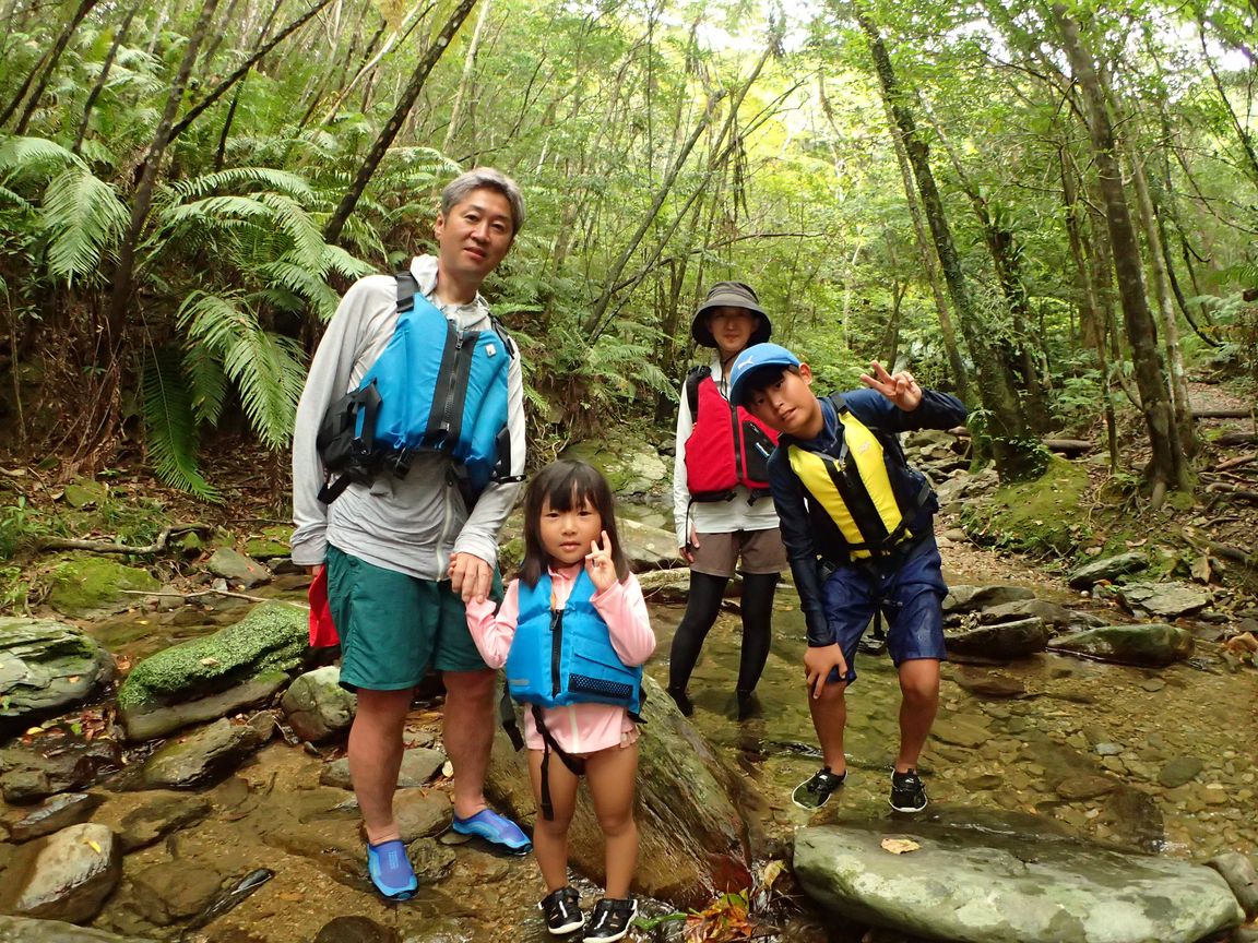 8月23日、夏休み最後の川遊び♪