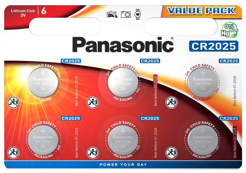 Ingrosso Pile CR2025 Duracell, Panasonic, Maxell - B2Battery