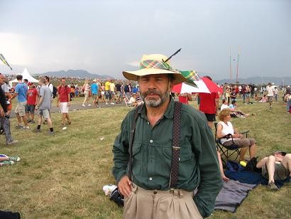 Konni bei der Flugshow in Zeltweg