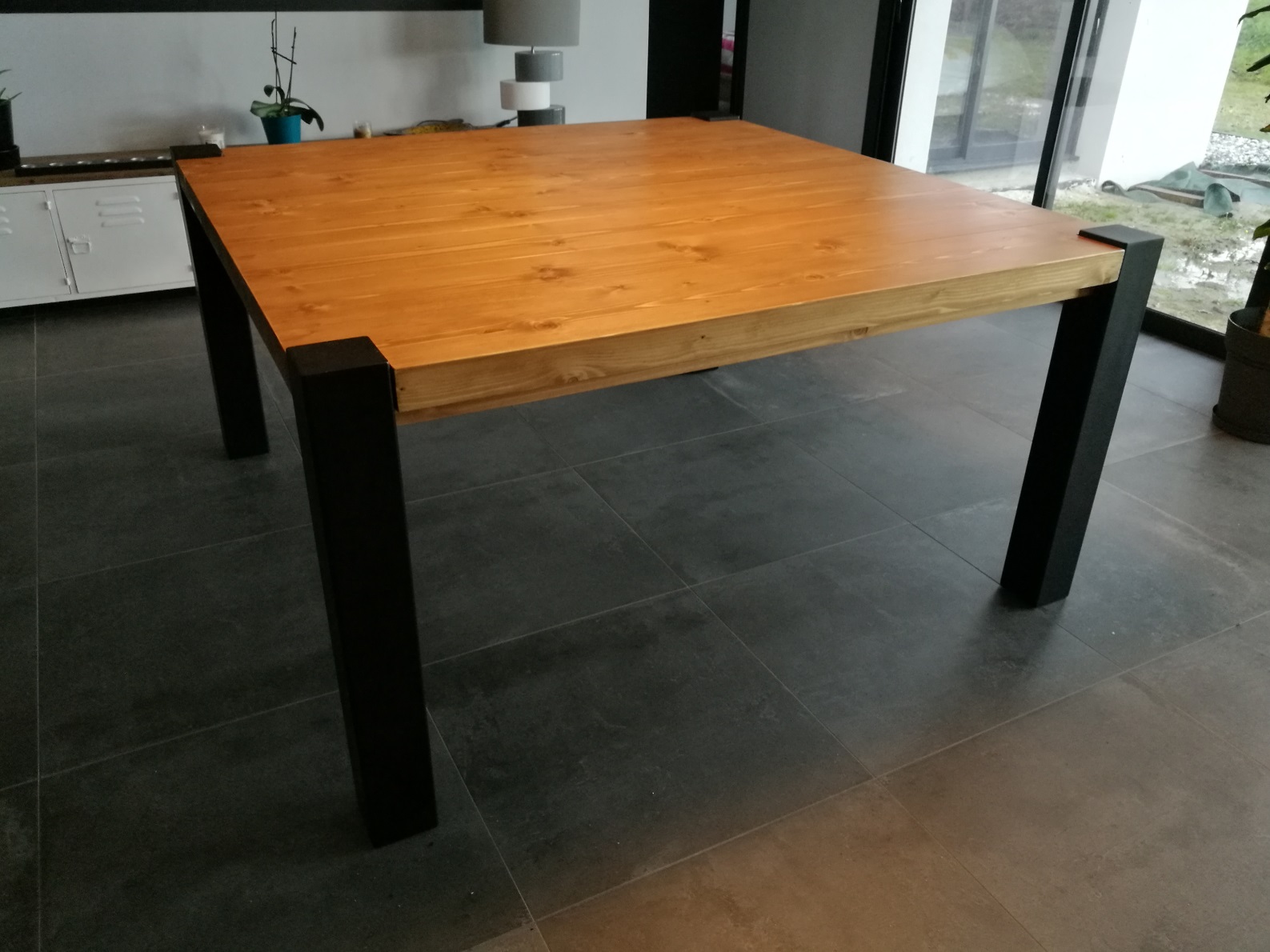 Tables Hautes Metalik Bois Meubles Industriel Dans La Region