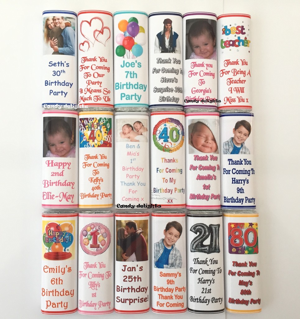 how to make personalised chocolate wrappers