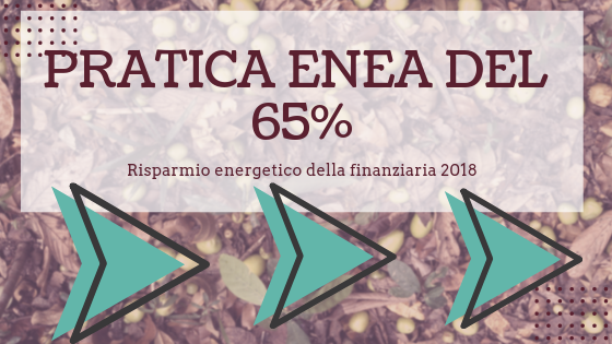 costo pratica enea del 65% per riqualificazione energetica al prezzo di 80 euro in promozione