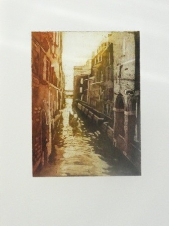 A VENISE aquatinte  27x20