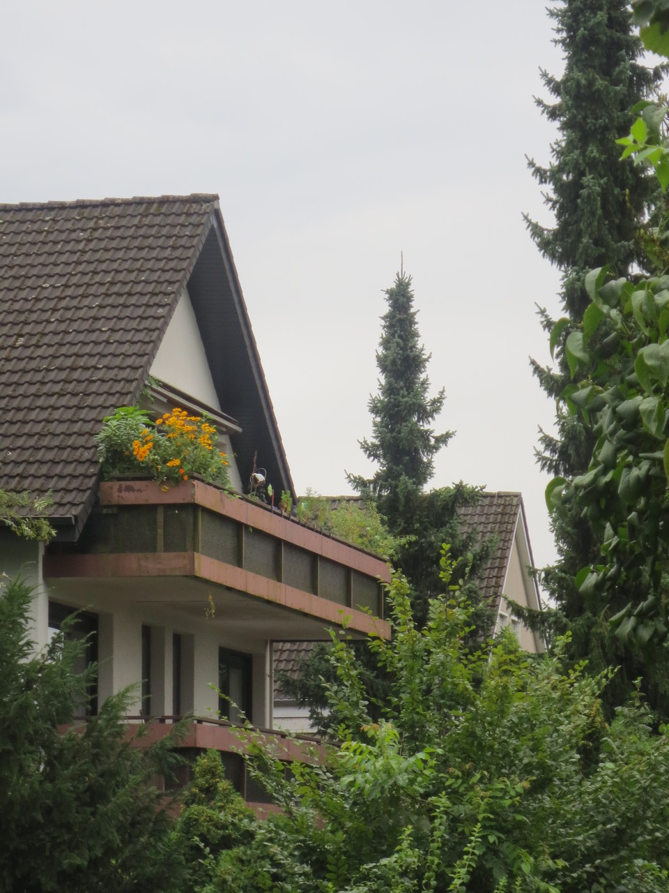 Außensicht des Balkons der Eigentumswohnung