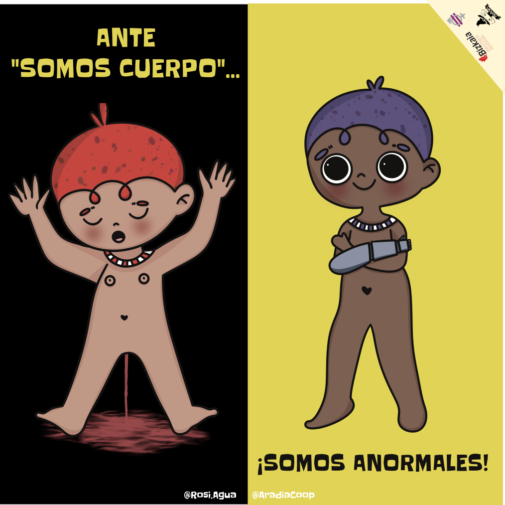 Ante "SER CUERPO"... ¡ANORMALES!