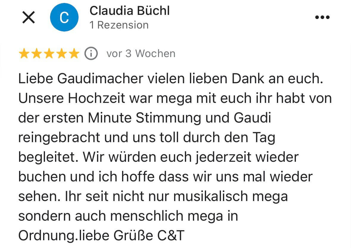 Bewertungen De Gaudimacha