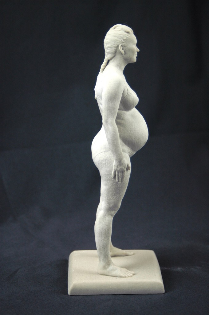 Pregnant Scan Body Statue02