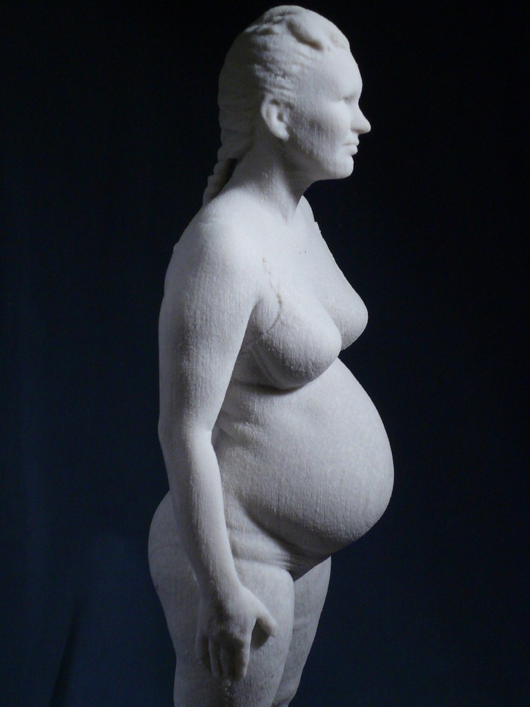 Pregnant Scan Body Statue01