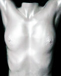 Body casting a female torso