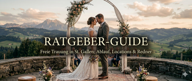 Der ultimative Guide: Freie Trauung in St. Gallen & Umgebung