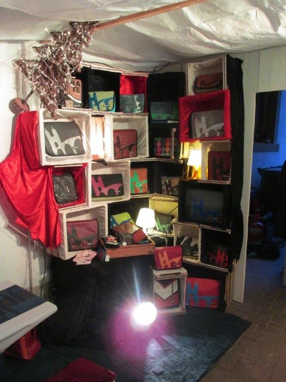 HEIDELBAGs Stand auf dem Weihnachtsmarkt in Rotenberg
