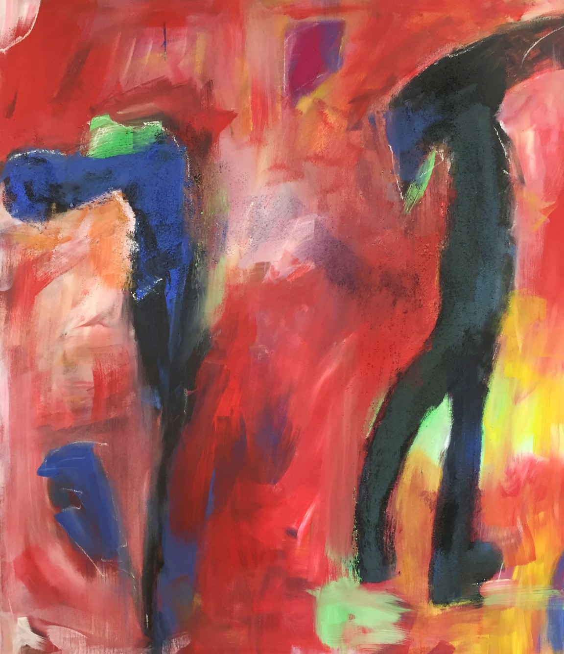 Tanz, Acryl auf Leinwand, 120x100cm