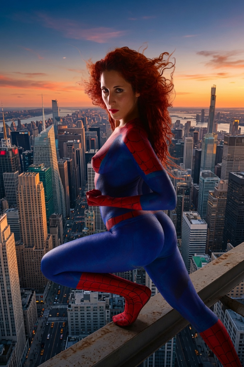 bodypaint spidergirl, spidergirl, bodypaint madrid