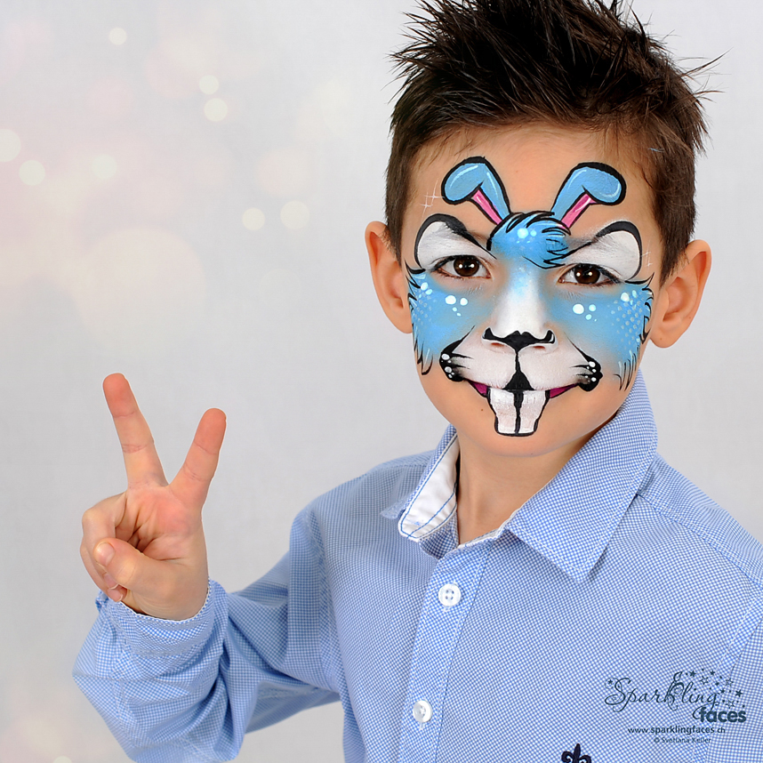 eulenspiegel face paint Sparkling Faces. Fotografie