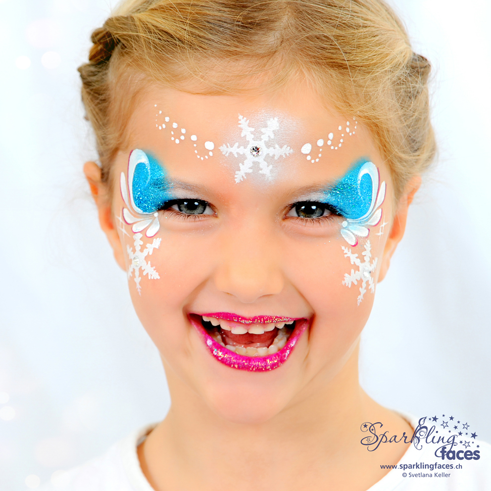 eulenspiegel face paint Sparkling Faces. Fotografie