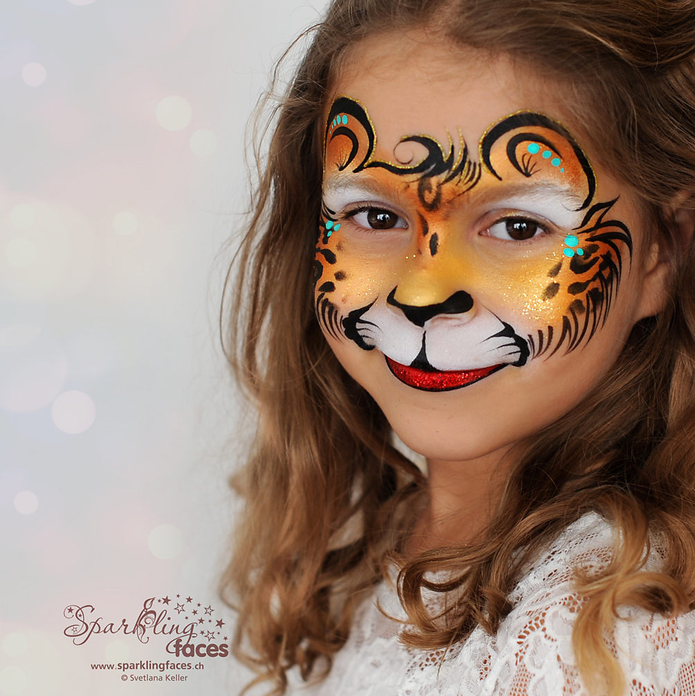 eulenspiegel face paint Sparkling Faces. Fotografie