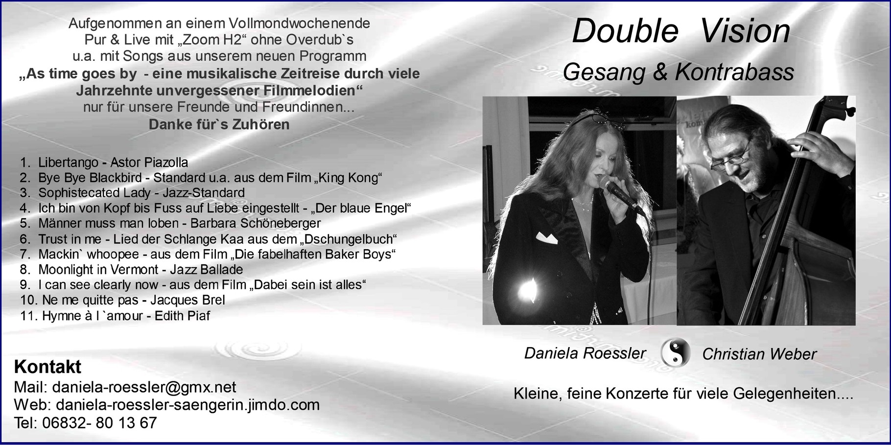 Double Vision - Kontrabass & Gesang