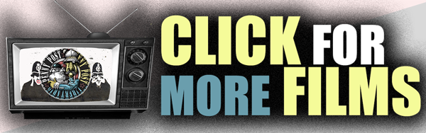 Vintage TV with 'Click for more films'