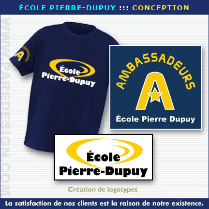 Conception graphique pour l'École Pierre-Dupuy