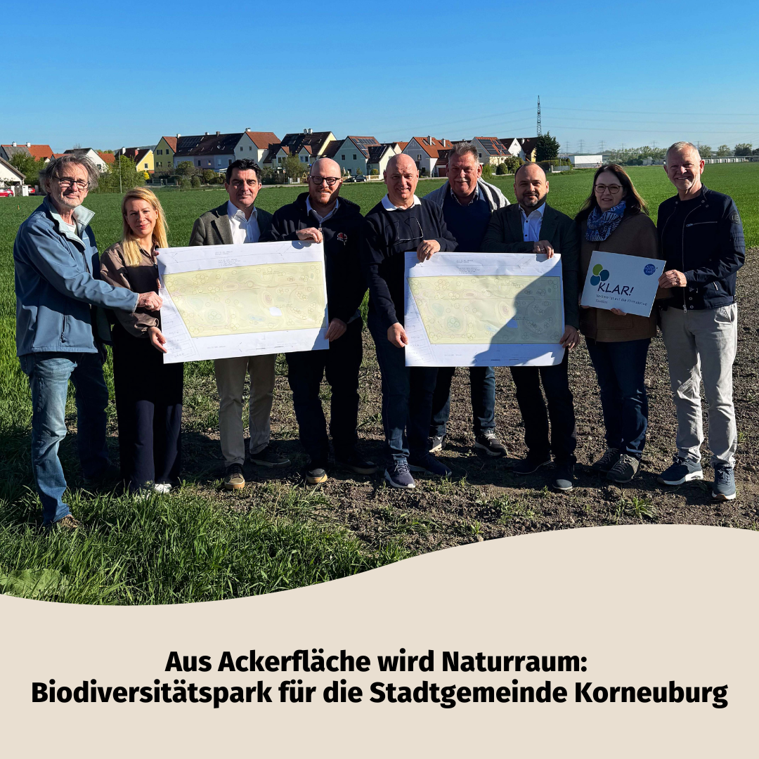 Stadtgemeinde Korneuburg erhält neuen Biodiversitätspark