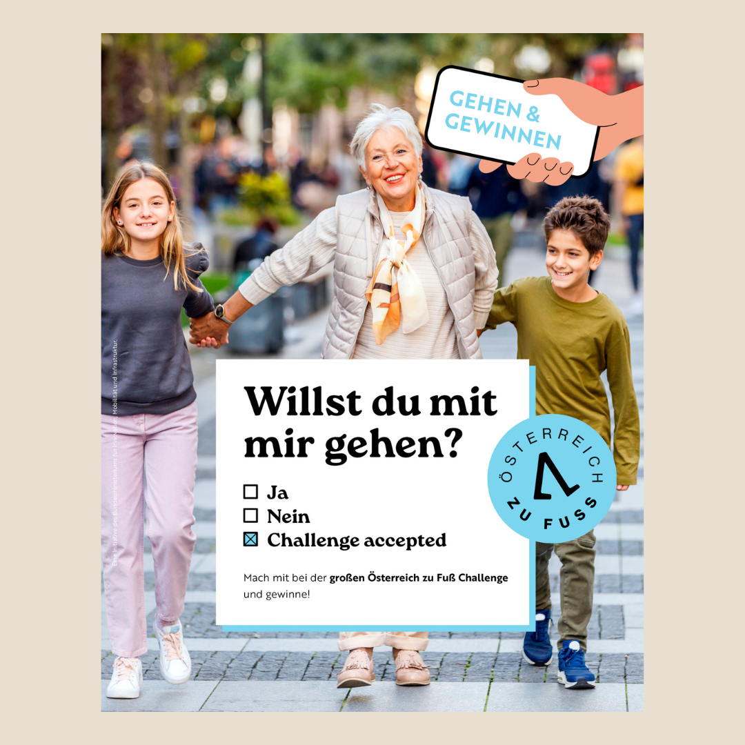 KEM 10 mit dabei bei der österreichweiten Schritte-Challenge!