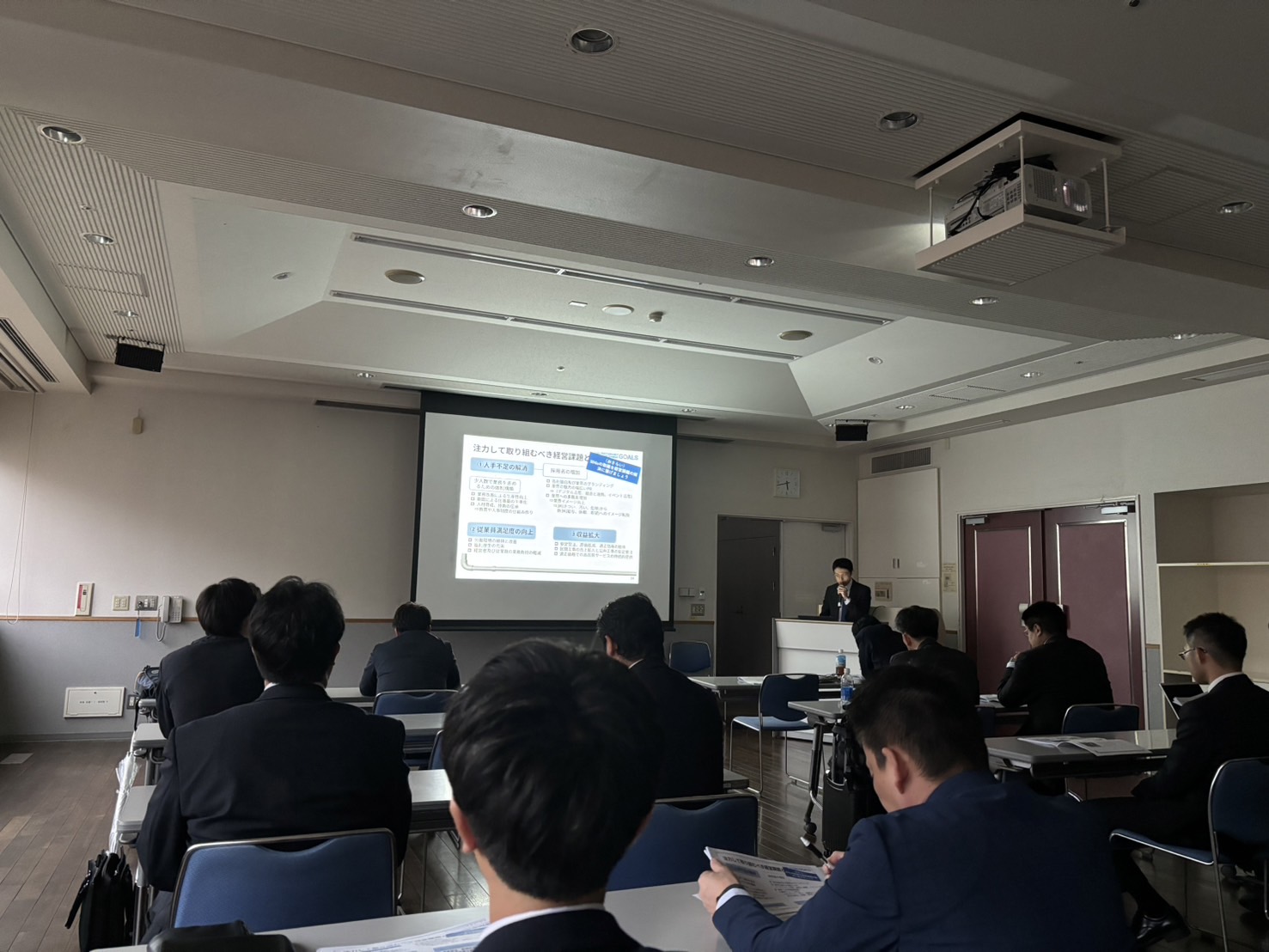 新潟市管工事業協同組合青年部への報告会