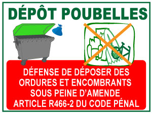 dechets encombrants jr signaletic panneaux campings