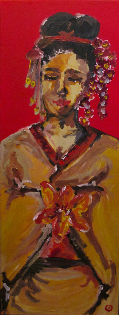 "KamiRed" - Acrilico su tela - 60x40 cm - 2010 