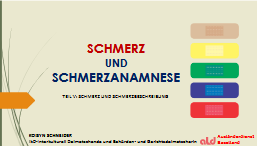 Koisyn Schneider: Weitebildung "Schmerz und Schmerzanamnese" - "Schmerz und Schmerzbeschreibung"