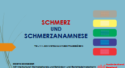 Koisyn Schneider: Weiterbildung "Schmerz und Schmerzanamnese - "Schmerzanamnese und Fragebögen"
