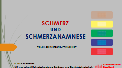 Koisyn Schneider: Weiterbildung "Schmerz und Schmerzanamnese" - "Schmerzunempfindlichkeit"