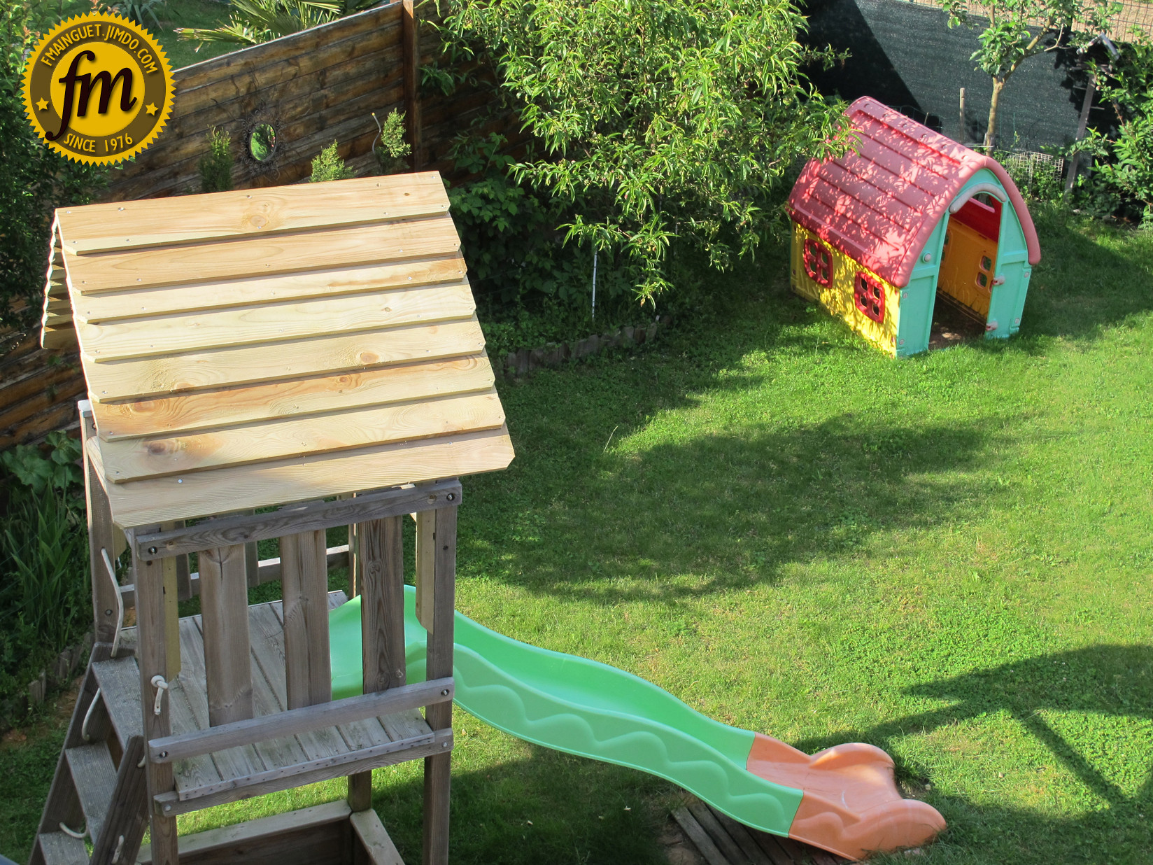 Tour toboggan en bois Site de Frédéric Mainguet
