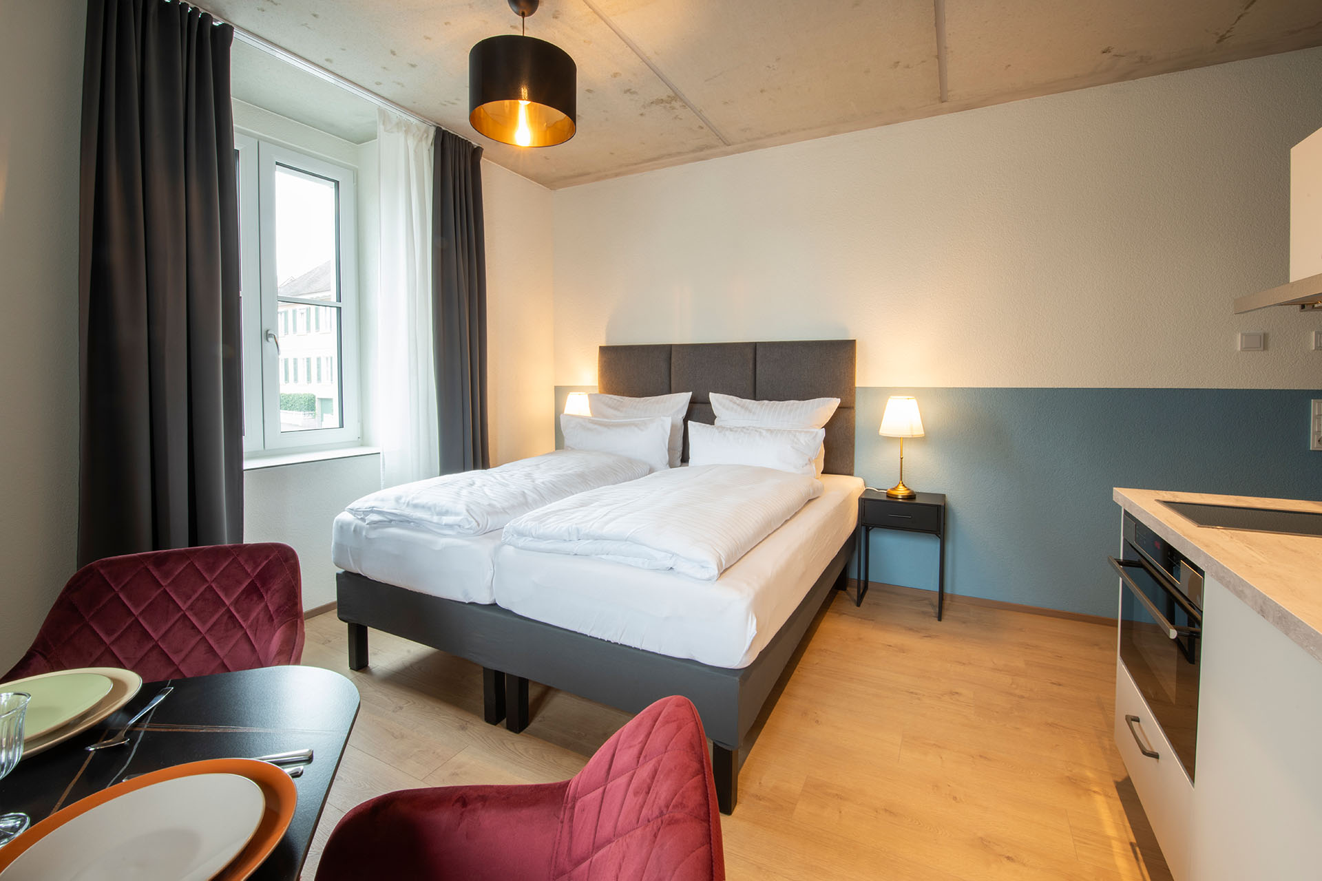 Das Adler, Markdorf - Doppelzimmer mit Balkon - Schlafen
