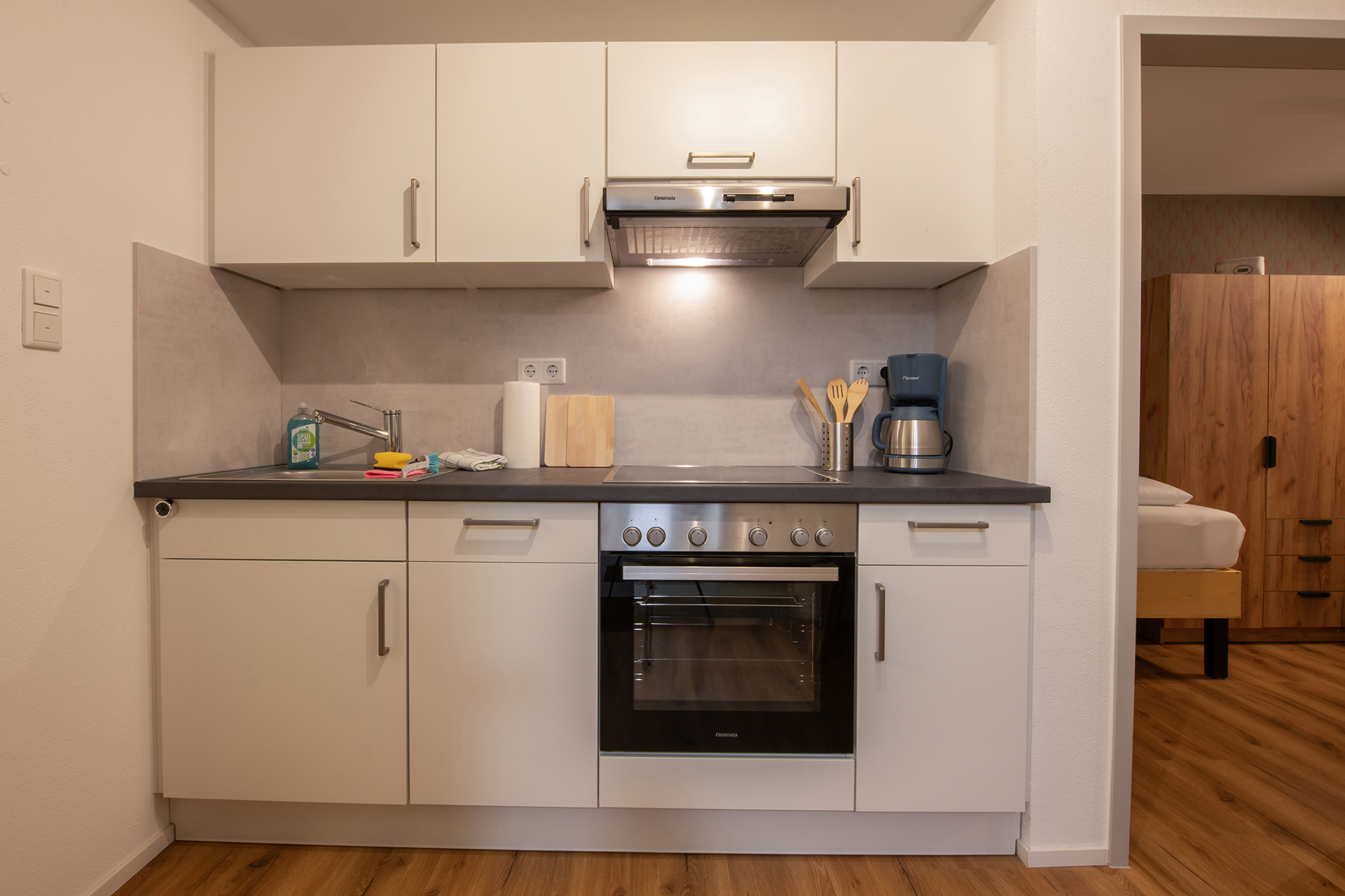 Holiday apartments on Lake Constance: Apartment House Markdorf, Apartment 1 - Kitchen