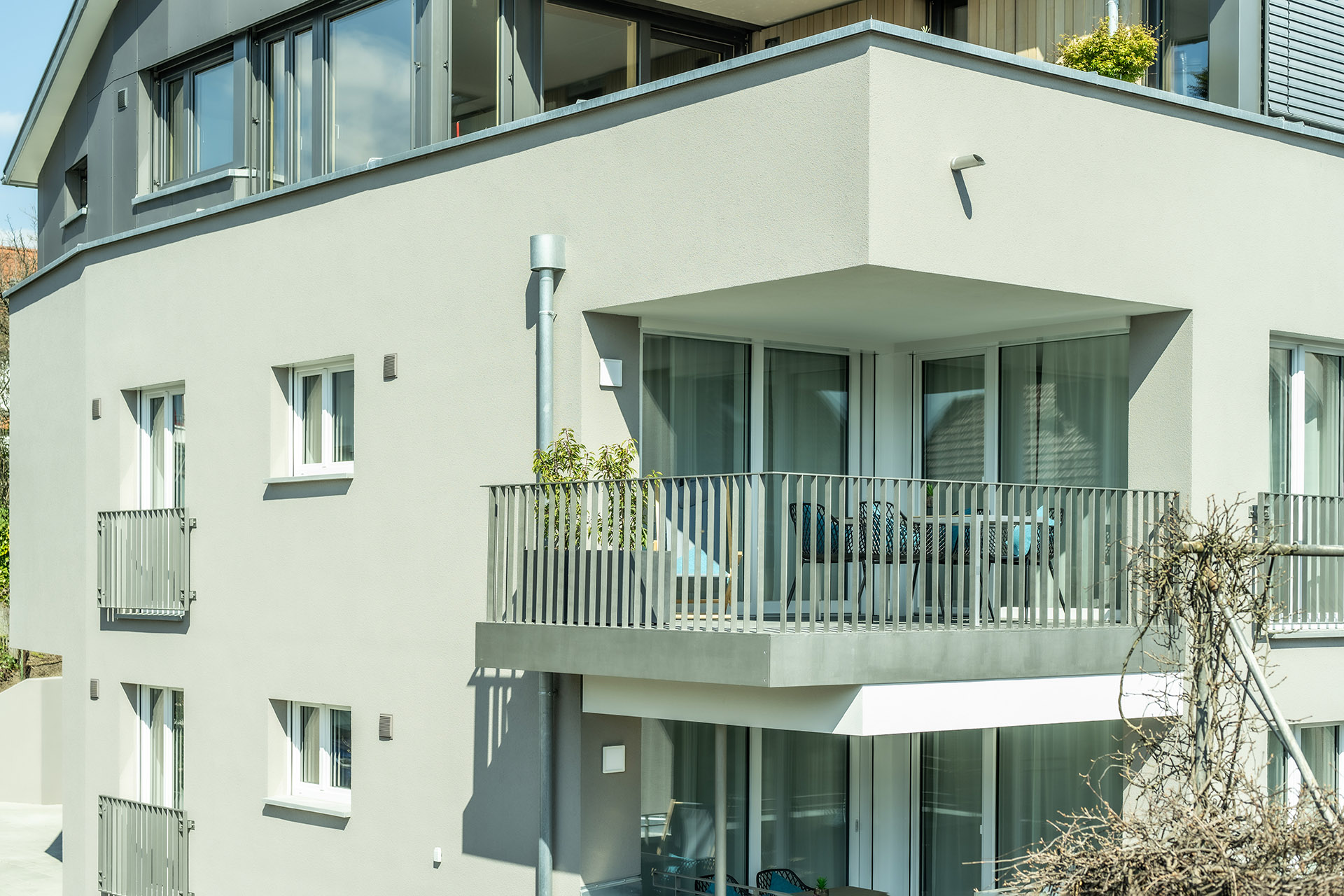 Ferienwohnung am Bodensee: Apartmenthaus Markdorf, außen