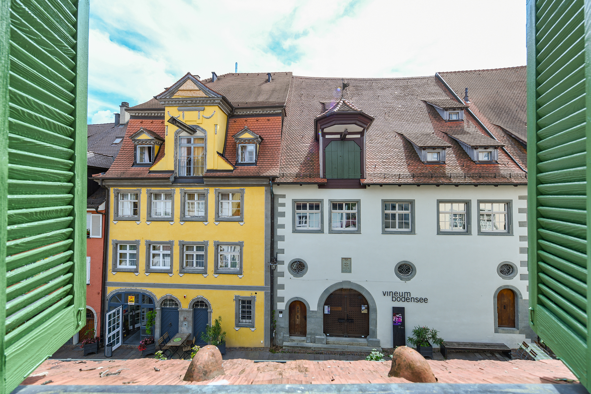 Holiday apartments on Lake Constance: Guest House "Am Schlossplatz", Room #4 - View