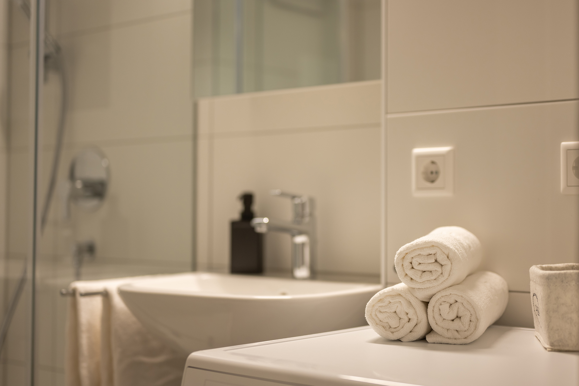 Holiday apartments on Lake Constance: Apartment House Markdorf, Apartment 2 - Bathroom