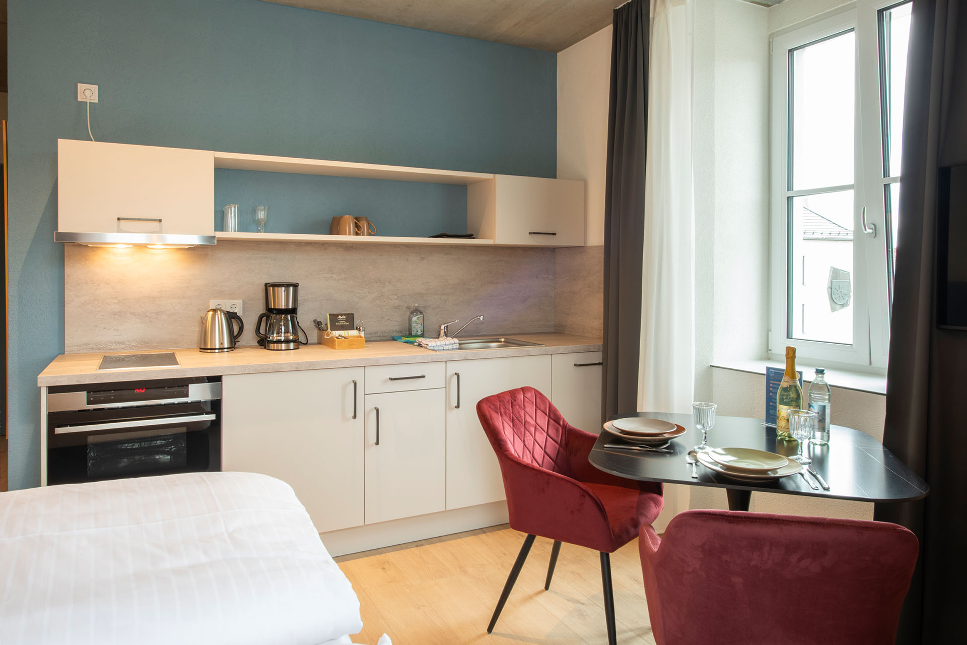 Das Adler, Markdorf - Doppelzimmer - Küche